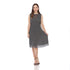 Illusion V Neck Crinkle Dress - DR725